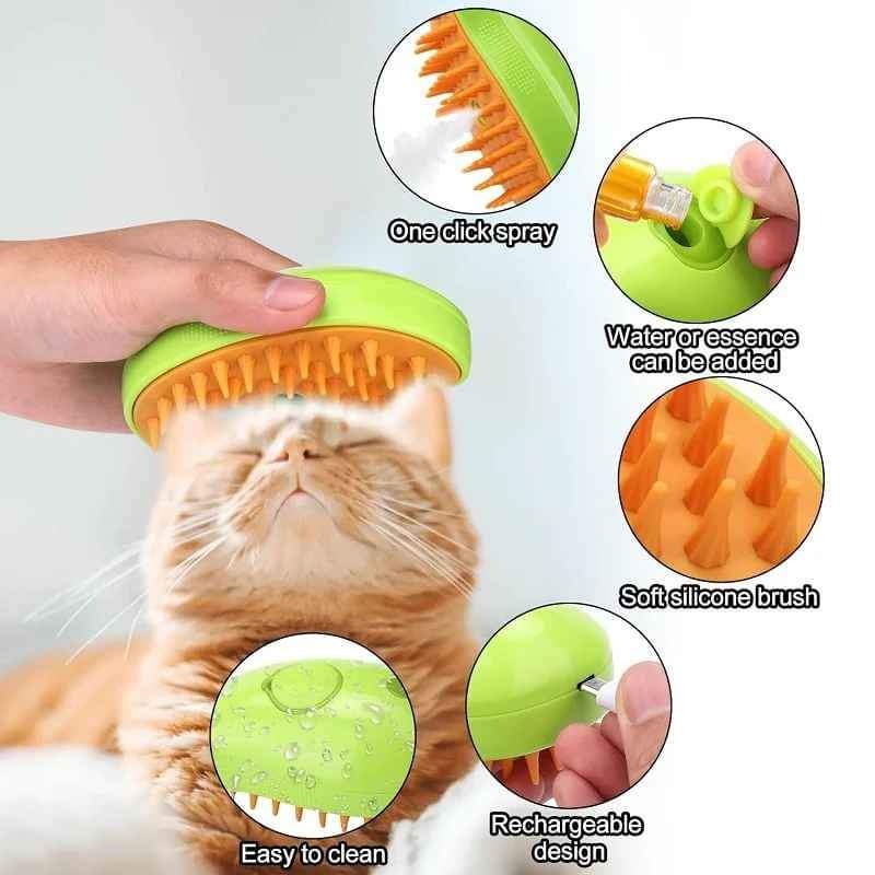 CEPILLO DE VAPOR PARA MASCOTAS