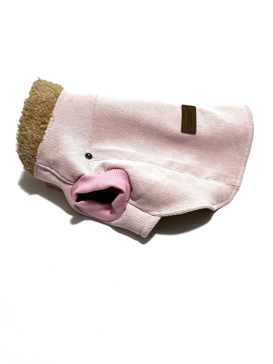 CHALECO CORDUROI ROSADO